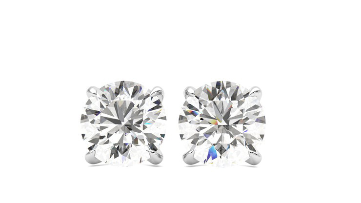 Taylor & Hart Dea 2.00ct Studs Jewellery 360 degree image 28