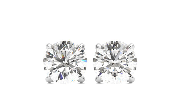 Taylor & Hart Dea 2.00ct Studs Jewellery 360 degree image 29