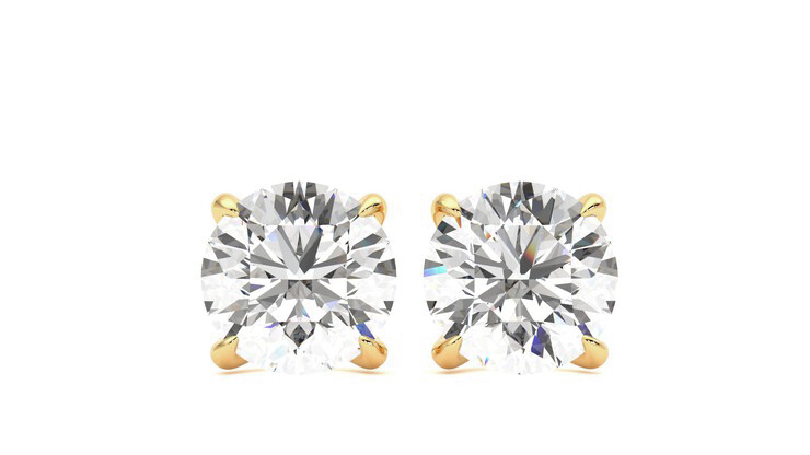 Taylor & Hart Dea 2.00ct Studs Jewellery 360 degree image 1