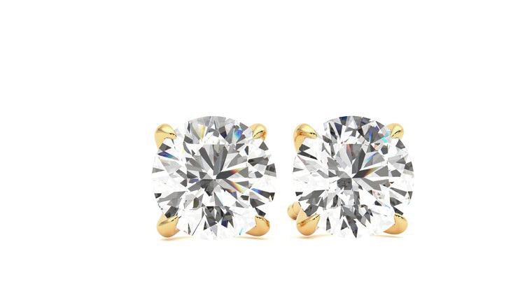 Taylor & Hart Dea 2.00ct Studs Jewellery 360 degree image 3