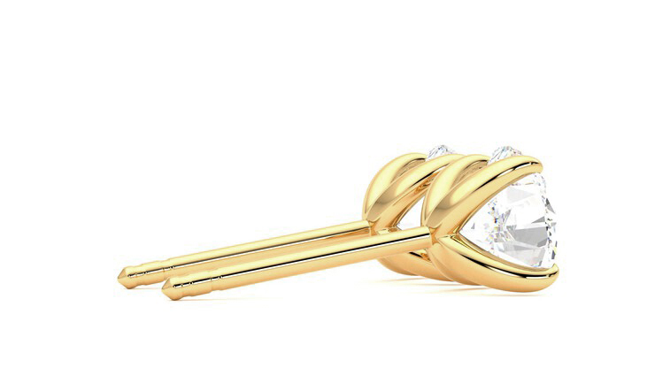 Taylor & Hart Dea 2.00ct Studs Jewellery 360 degree image 11