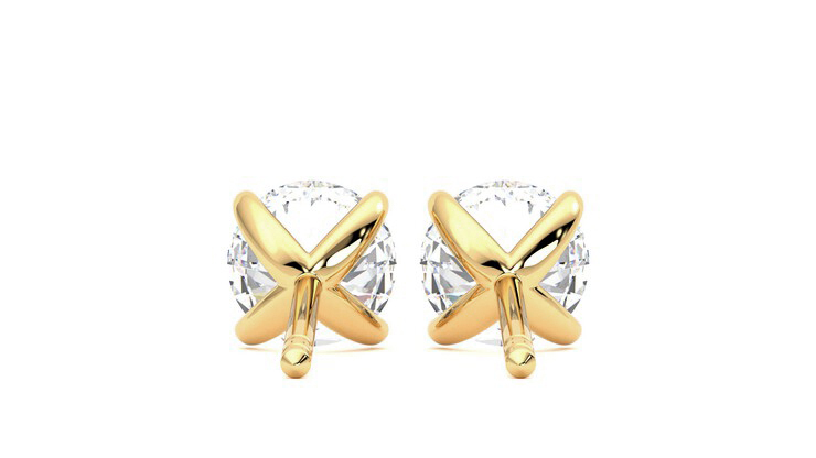 Taylor & Hart Dea 2.00ct Studs Jewellery 360 degree image 15