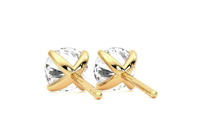 Taylor & Hart Dea 2.00ct Studs Jewellery 360 degree image 16