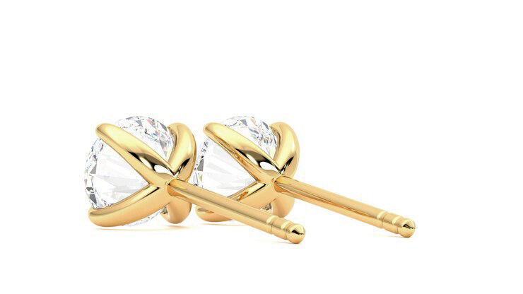Taylor & Hart Dea 2.00ct Studs Jewellery 360 degree image 17