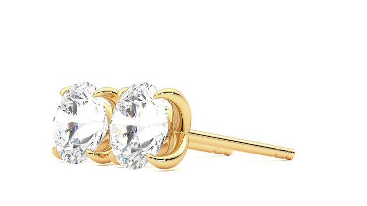 Taylor & Hart Dea 2.00ct Studs Jewellery 360 degree image 23