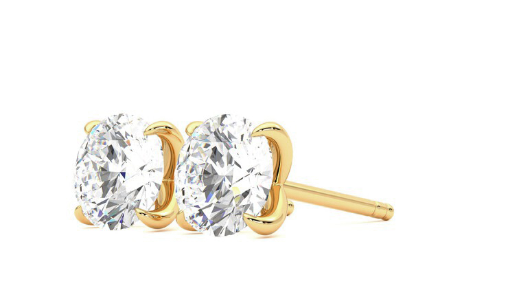 Taylor & Hart Dea 2.00ct Studs Jewellery 360 degree image 24