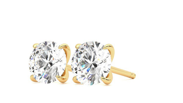 Taylor & Hart Dea 2.00ct Studs Jewellery 360 degree image 25