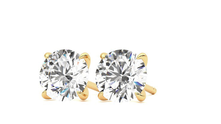 Taylor & Hart Dea 2.00ct Studs Jewellery 360 degree image 26