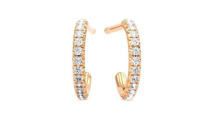 Taylor & Hart Dea Hoops Jewellery 360 degree image 28