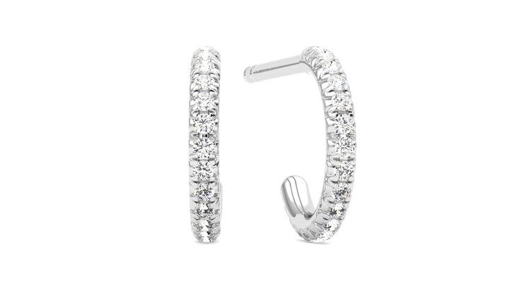 Taylor & Hart Dea Hoops Jewellery 360 degree image 0