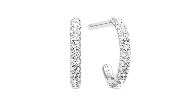Taylor & Hart Dea Hoops Jewellery 360 degree image 1