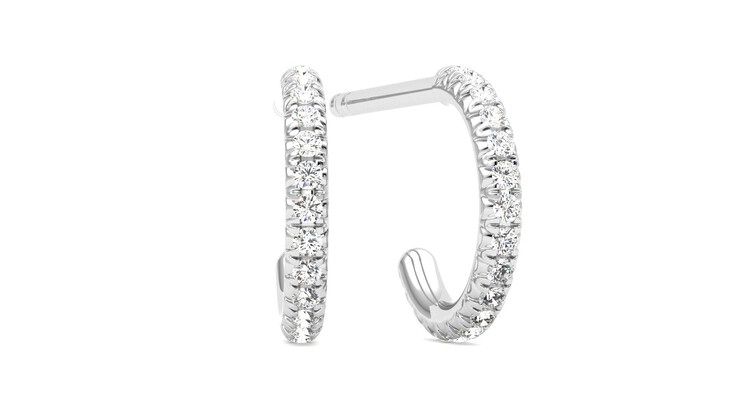 Taylor & Hart Dea Hoops Jewellery 360 degree image 2