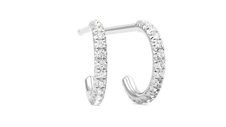 Taylor & Hart Dea Hoops Jewellery 360 degree image 3