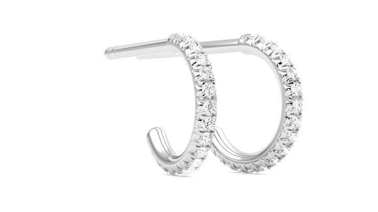 Taylor & Hart Dea Hoops Jewellery 360 degree image 5