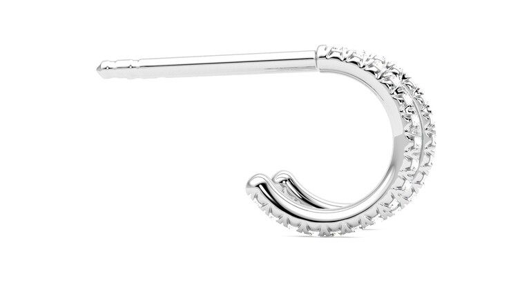 Taylor & Hart Dea Hoops Jewellery 360 degree image 9