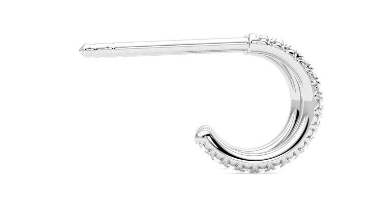 Taylor & Hart Dea Hoops Jewellery 360 degree image 10