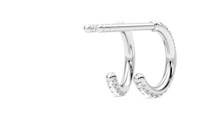 Taylor & Hart Dea Hoops Jewellery 360 degree image 13