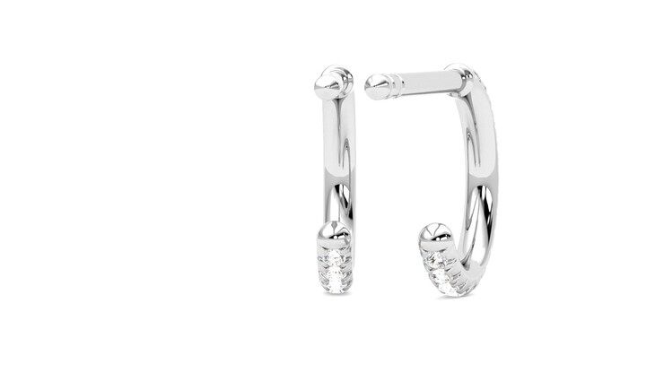 Taylor & Hart Dea Hoops Jewellery 360 degree image 14