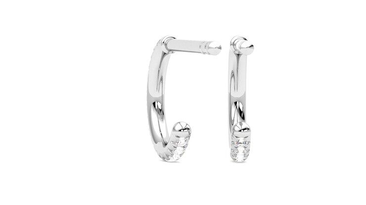 Taylor & Hart Dea Hoops Jewellery 360 degree image 15