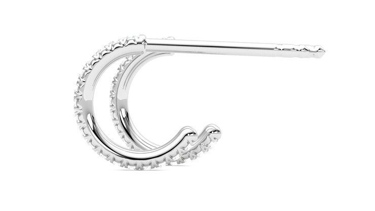 Taylor & Hart Dea Hoops Jewellery 360 degree image 19