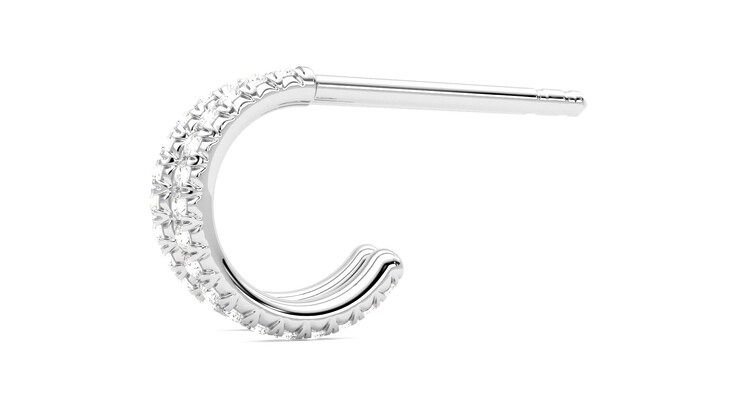 Taylor & Hart Dea Hoops Jewellery 360 degree image 21