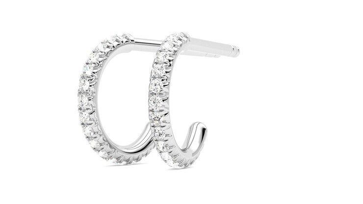 Taylor & Hart Dea Hoops Jewellery 360 degree image 24