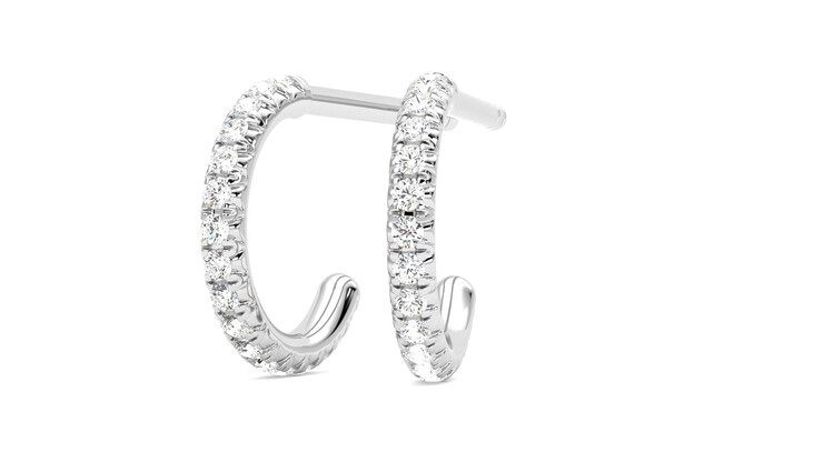 Taylor & Hart Dea Hoops Jewellery 360 degree image 25