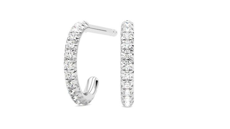 Taylor & Hart Dea Hoops Jewellery 360 degree image 26