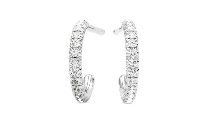 Taylor & Hart Dea Hoops Jewellery 360 degree image 27