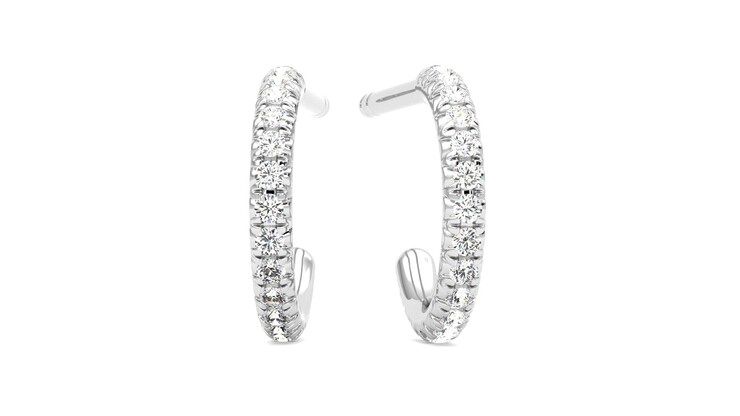 Taylor & Hart Dea Hoops Jewellery 360 degree image 28