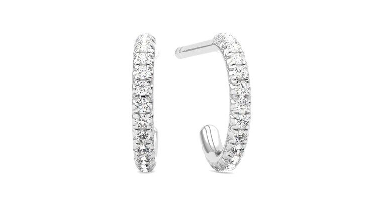Taylor & Hart Dea Hoops Jewellery 360 degree image 29