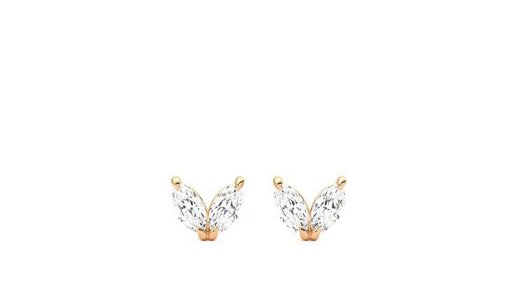 Taylor & Hart Iona Studs Jewellery 360 degree image 0