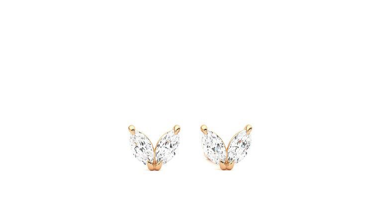 Taylor & Hart Iona Studs Jewellery 360 degree image 2