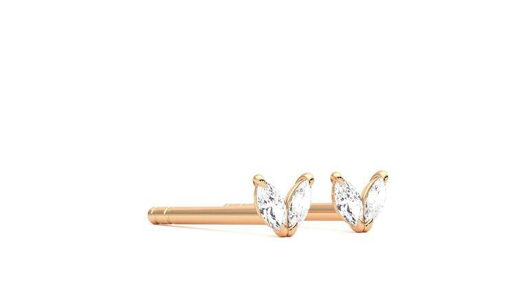 Taylor & Hart Iona Studs Jewellery 360 degree image 6