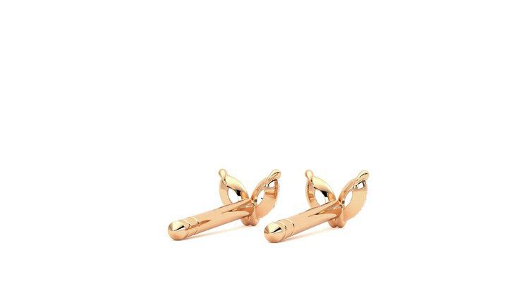 Taylor & Hart Iona Studs Jewellery 360 degree image 14