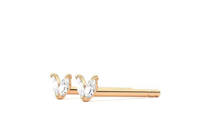 Taylor & Hart Iona Studs Jewellery 360 degree image 23