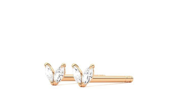 Taylor & Hart Iona Studs Jewellery 360 degree image 24