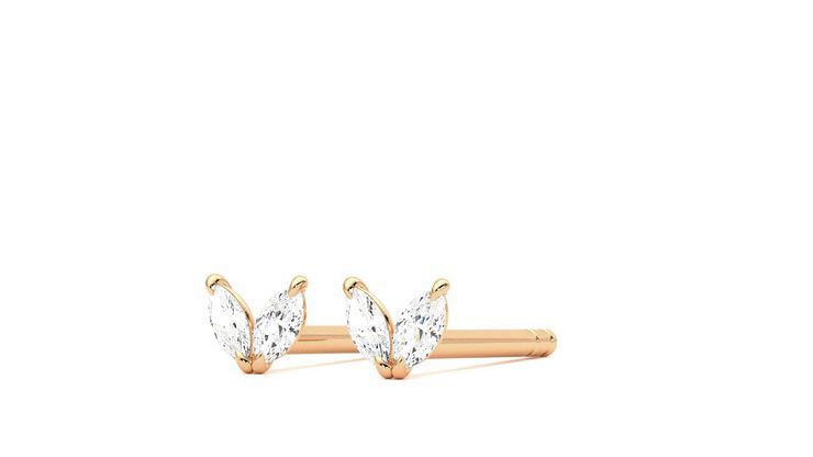 Taylor & Hart Iona Studs Jewellery 360 degree image 25