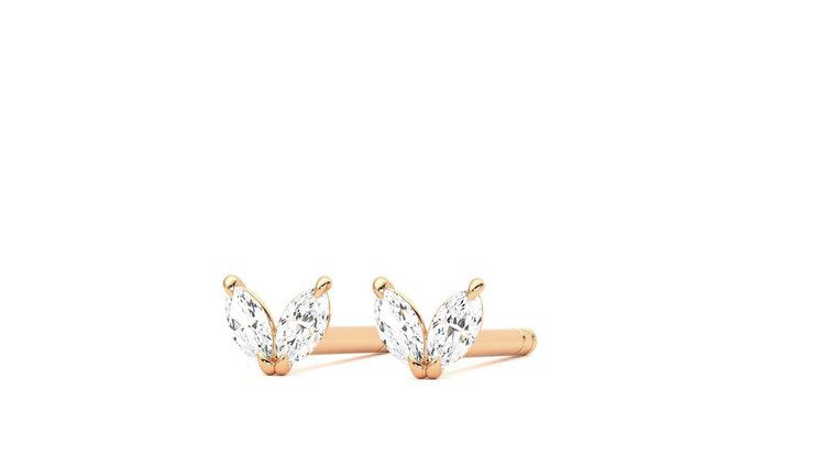Taylor & Hart Iona Studs Jewellery 360 degree image 26