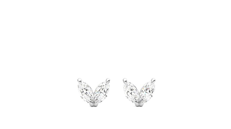 Taylor & Hart Iona Studs Jewellery 360 degree image 1