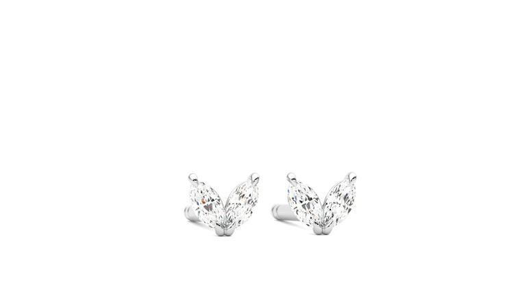 Taylor & Hart Iona Studs Jewellery 360 degree image 3