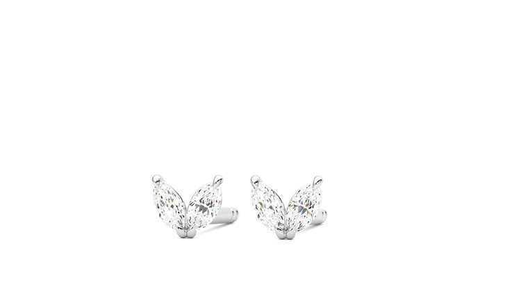 Taylor & Hart Iona Studs Jewellery 360 degree image 27