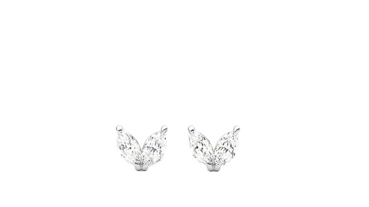 Taylor & Hart Iona Studs Jewellery 360 degree image 28