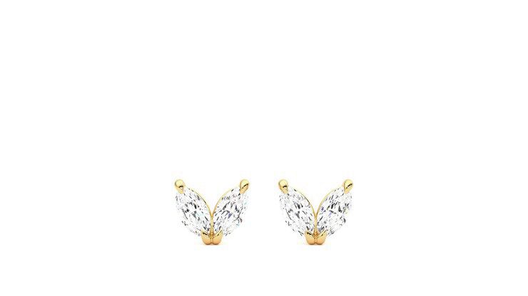 Taylor & Hart Iona Studs Jewellery 360 degree image 0