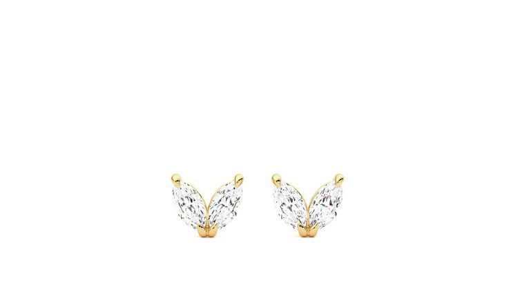 Taylor & Hart Iona Studs Jewellery 360 degree image 1