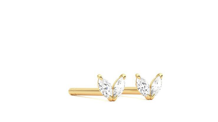Taylor & Hart Iona Studs Jewellery 360 degree image 5