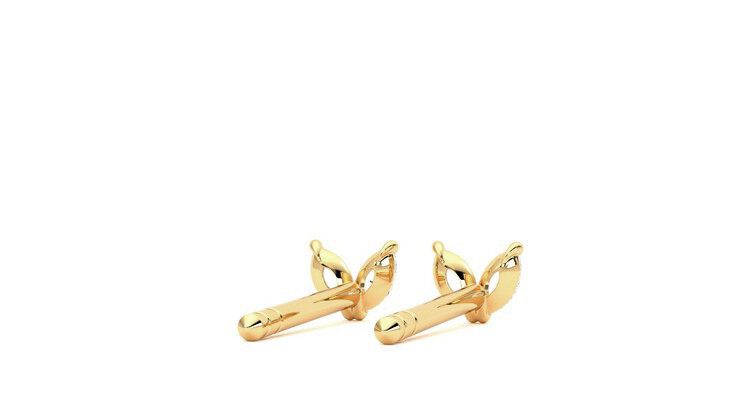 Taylor & Hart Iona Studs Jewellery 360 degree image 14