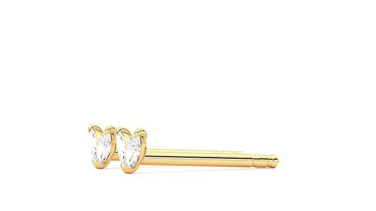 Taylor & Hart Iona Studs Jewellery 360 degree image 22