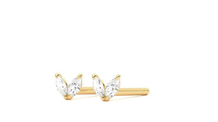 Taylor & Hart Iona Studs Jewellery 360 degree image 25