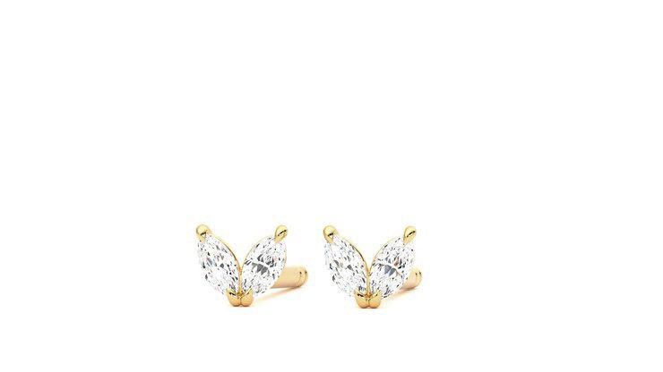 Taylor & Hart Iona Studs Jewellery 360 degree image 27